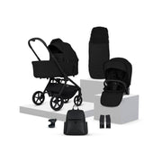 Silver Cross Breez Travel System Accessory Bundle - Onyx