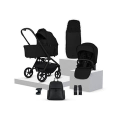 Silver Cross Breez Travel System Accessory Bundle - Onyx