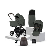 Silver Cross Breez Travel System Accessory Bundle - Pewter