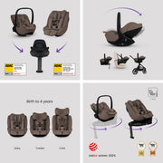 Silver Cross Breez Ultimate Family 360 Bundle - Maple/Timeless Cocoa