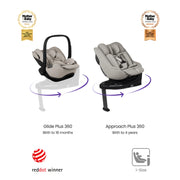 Silver Cross Breez Ultimate Family 360 Car Seat Bundle - Maple