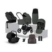 Silver Cross Breez Ultimate Family 360 Car Seat Bundle - Pewter