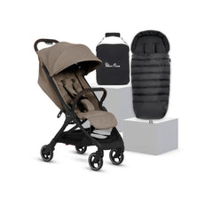 Silver Cross Clic 2 Stroller & Footmuff Bundle - Cobble
