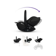 Silver Cross Cove Ultimate 360 Car Seat Bundle - Pewter