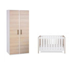 Silver Cross Finchley 2 Piece Nursery Set - White/Oak