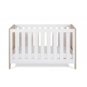 Silver Cross Finchley Cot Bed – White/Oak