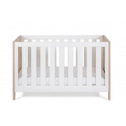 Silver Cross Finchley Cot Bed - White/Oak
