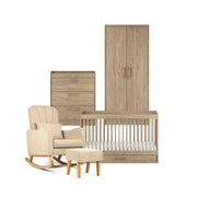 Silver Cross Geneva 4 Piece Furniture Set - Oak