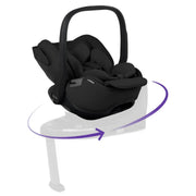 Silver Cross Glide Plus 360 Infant Car Seat - Iconic Black