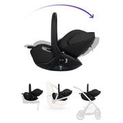 Silver Cross Glide Plus 360 Infant Car Seat - Iconic Black