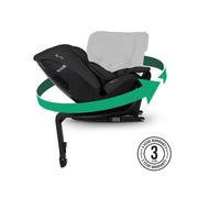 Silver Cross Motion 3 All‑Size Car Seat – Iconic Black