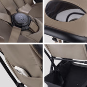 Silver Cross Nia Compact Stroller - Champagne