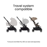 Silver Cross Nia Compact Stroller - Champagne