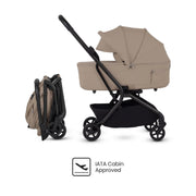 Silver Cross Nia Stroller with Carrycot - Champagne