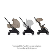 Silver Cross Nia Stroller with Carrycot - Champagne