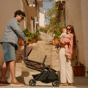 Silver Cross Nia Stroller with Carrycot - Chocolate