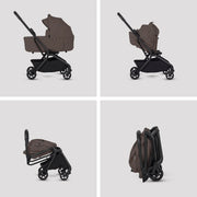 Silver Cross Nia Stroller with Carrycot - Chocolate