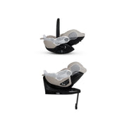 Silver Cross Plus 360 Car Seat Bundle - Natural Taupe