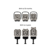 Silver Cross Plus 360 Car Seat Bundle - Natural Taupe