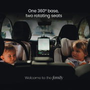 Silver Cross Plus 360 Car Seat Bundle - Natural Taupe