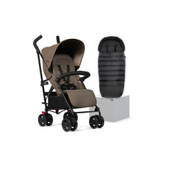 Silver Cross Pop 2 Stroller & Footmuff Bundle (4 piece) - Cobble
