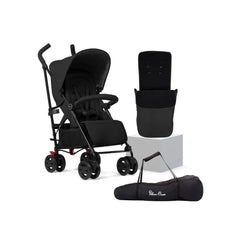 Silver Cross Pop 2 Stroller & Footmuff Bundle (4 piece) - Space