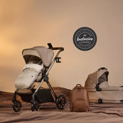 Silver Cross Reef 2 Special Edition Travel System Ultimate 360 Family Car Seat Bundle (12 piece) - Frappe