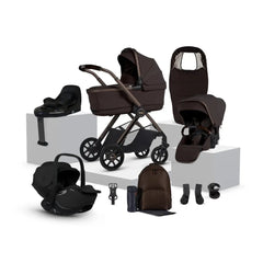 Silver Cross Reef 2 Special Edition Travel System Ultimate 360 Infant Carrier Bundle (11 piece) - Ganache