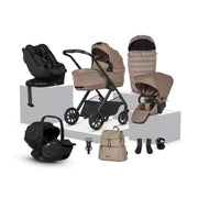 Silver Cross Reef 2 Travel System Ultimate 360 Family Car Seat Bundle (12 piece) - Mocha