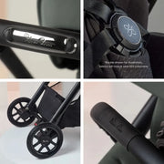 Silver Cross Reef 2 Travel System Ultimate 360 Family Car Seat Bundle (12 piece) - Pewter