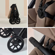 Silver Cross Reef 2 Travel System Ultimate 360 Infant Carrier Bundle (11 piece) - Mocha