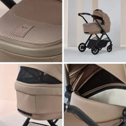 Silver Cross Reef 2 Travel System Ultimate 360 Infant Carrier Bundle (11 piece) - Mocha