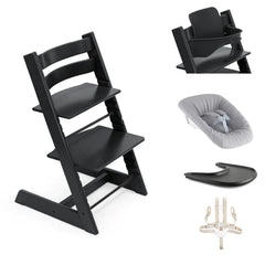 Stokke Tripp Trapp Highchair Ultimate Bundle - Black