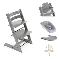 Stokke Tripp Trapp Highchair Ultimate Bundle - Storm Grey