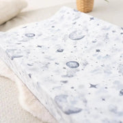 The Gilded Bird Luxury Wedge Changing Mat - Night Sky Grey