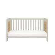 Tutti Bambini Alba Mini Cot Bed - White Sand/Distressed Oak