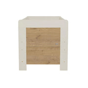 Tutti Bambini Alba Mini Cot Bed - White Sand/Distressed Oak