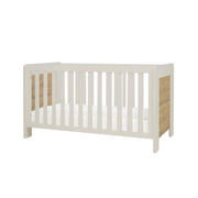 Tutti Bambini Alba Mini Cot Bed - White Sand/Distressed Oak