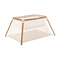 Tutti Bambini CoZee Go 3-in-1 Bassinet, Travel Cot & Playpen - Scandinavian Walnut/Ecru