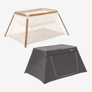 Tutti Bambini CoZee Go Day & Night Bundle - Scandinavian Walnut/Ecru