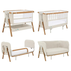 Tutti Bambini CoZee XL Complete Birth to 4+ Years Package - Scandinavian Walnut/Ecru