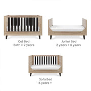 Tutti Bambini Como Room Set Distressed Oak / Slate Grey