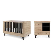 Tutti Bambini Como Room Set Distressed Oak / Slate Grey