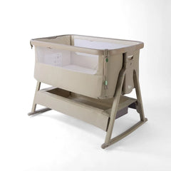 Tutti Bambini Cozee Air 2 Bedside Crib - Soft Walnut/Cocoa