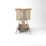Tutti Bambini Cozee Air 2 Bedside Crib - Toasted Oak/Sand