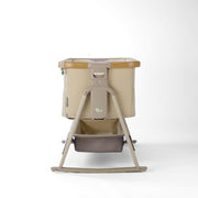 Tutti Bambini Cozee Air 2 Bedside Crib - Toasted Oak/Sand