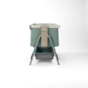 Tutti Bambini Cozee Air 2 Bedside Crib - Whitewash/Kelp