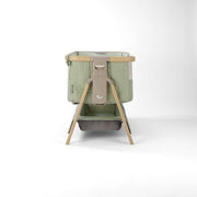 Tutti Bambini Cozee Sense Bedside Crib - Drifted Oak/Eucalyptus