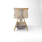 Tutti Bambini Cozee Sense Bedside Crib - Toasted Oak/Sand