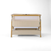 Tutti Bambini Cozee Sense Bedside Crib - Toasted Oak/Sand - OPEN BOX